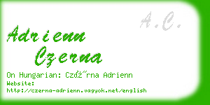 adrienn czerna business card